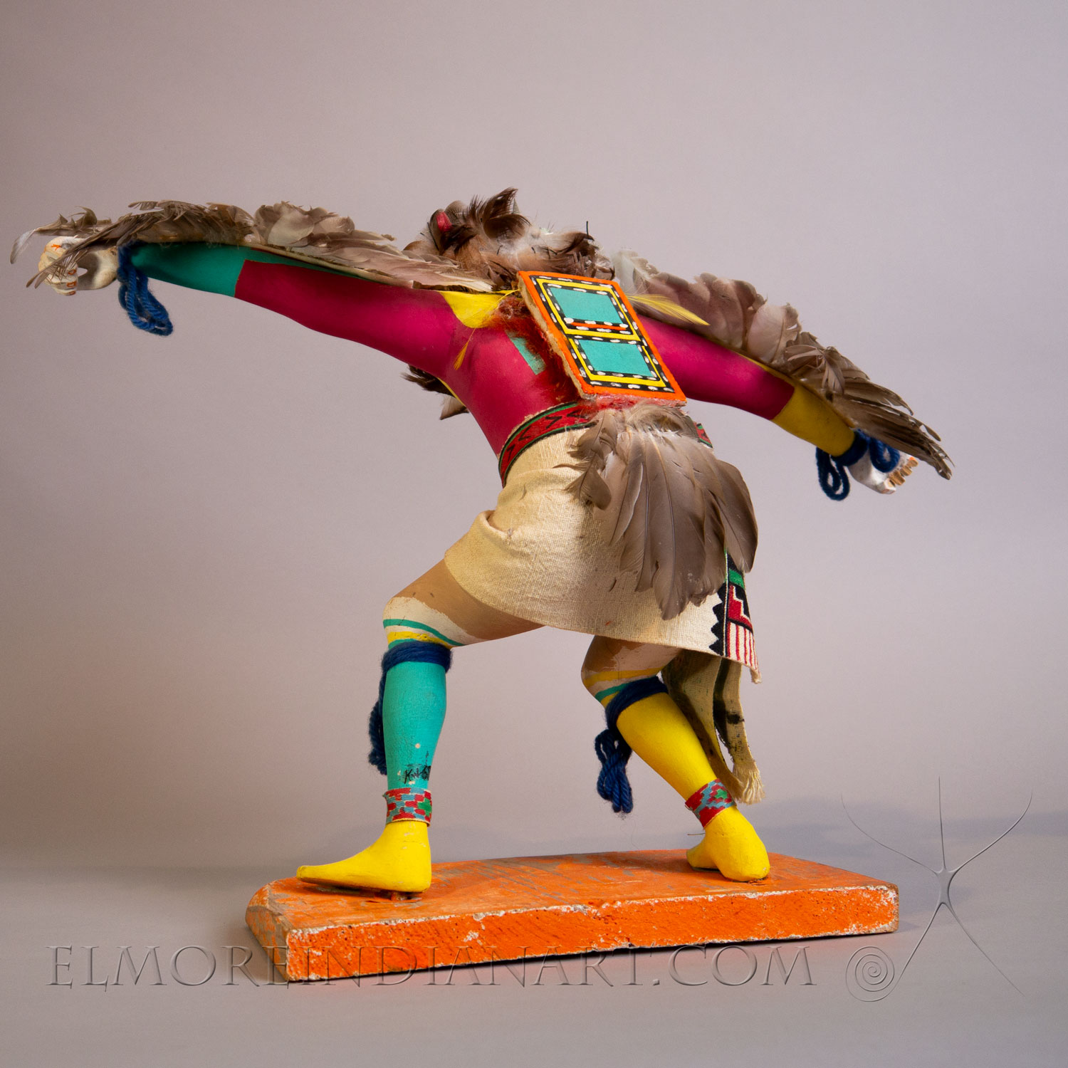 Hopi Eagle Dancer “Kwahu” Kachina, 1968 - Image 9