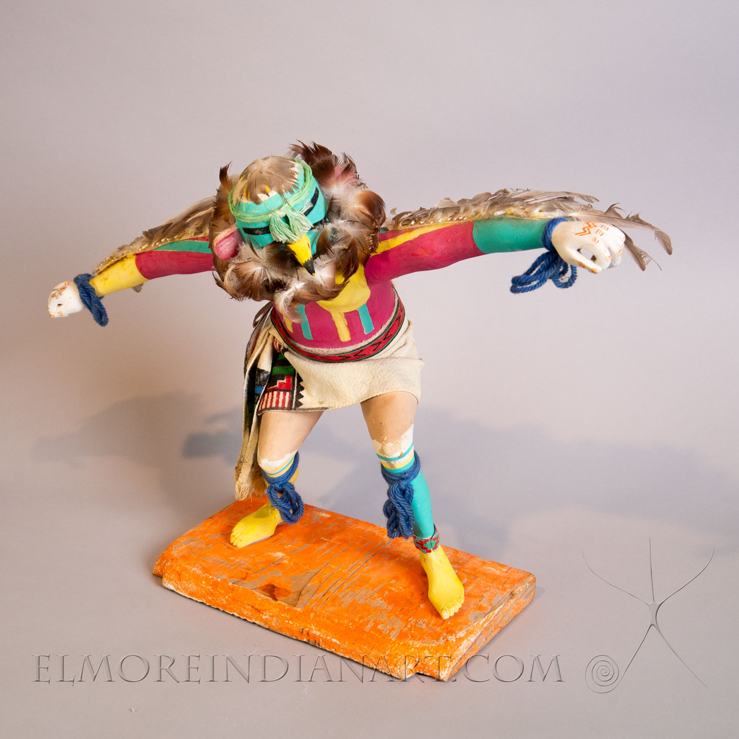 Hopi Eagle Dancer “Kwahu” Kachina, 1968 - Image 13