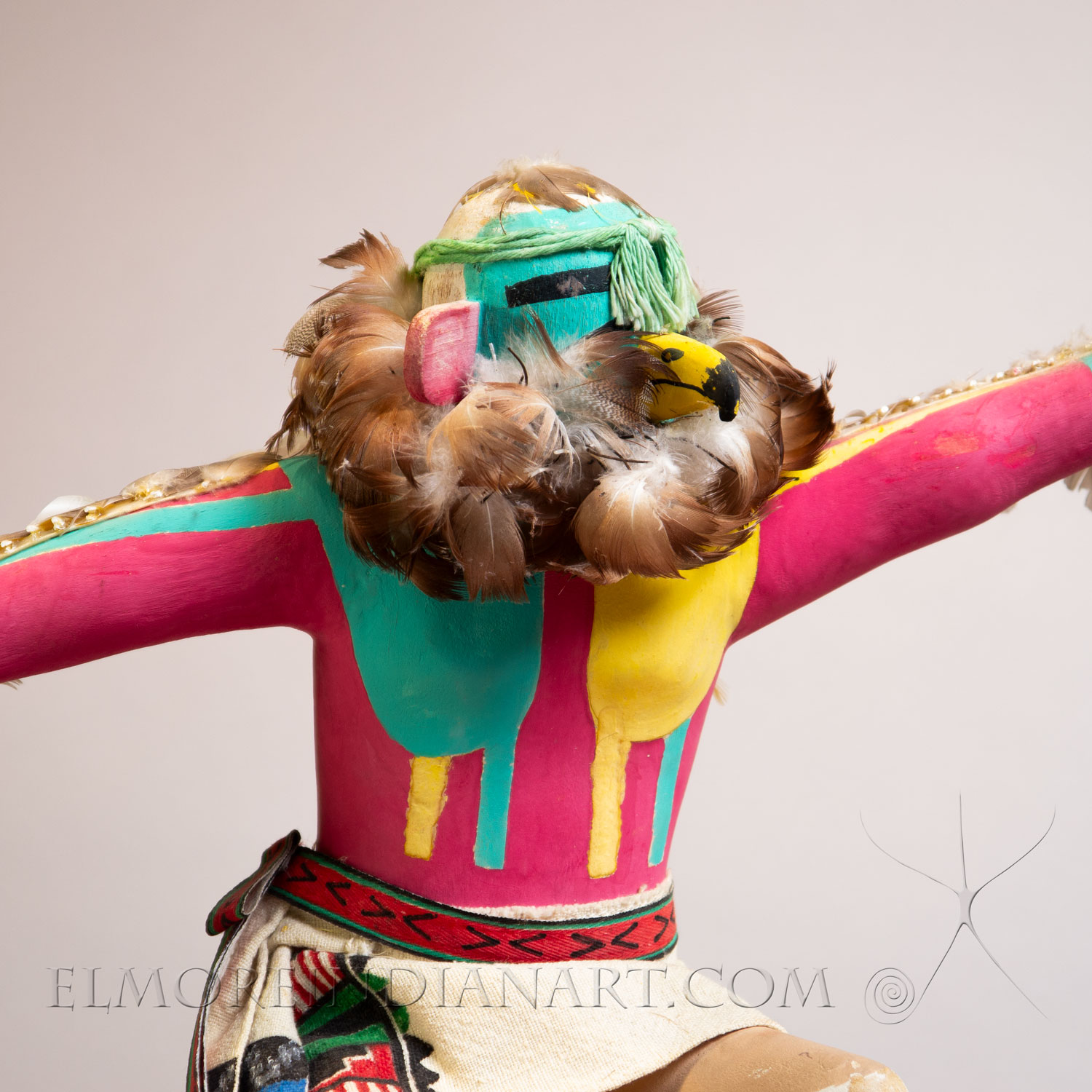 Hopi Eagle Dancer “Kwahu” Kachina, 1968 - Image 7