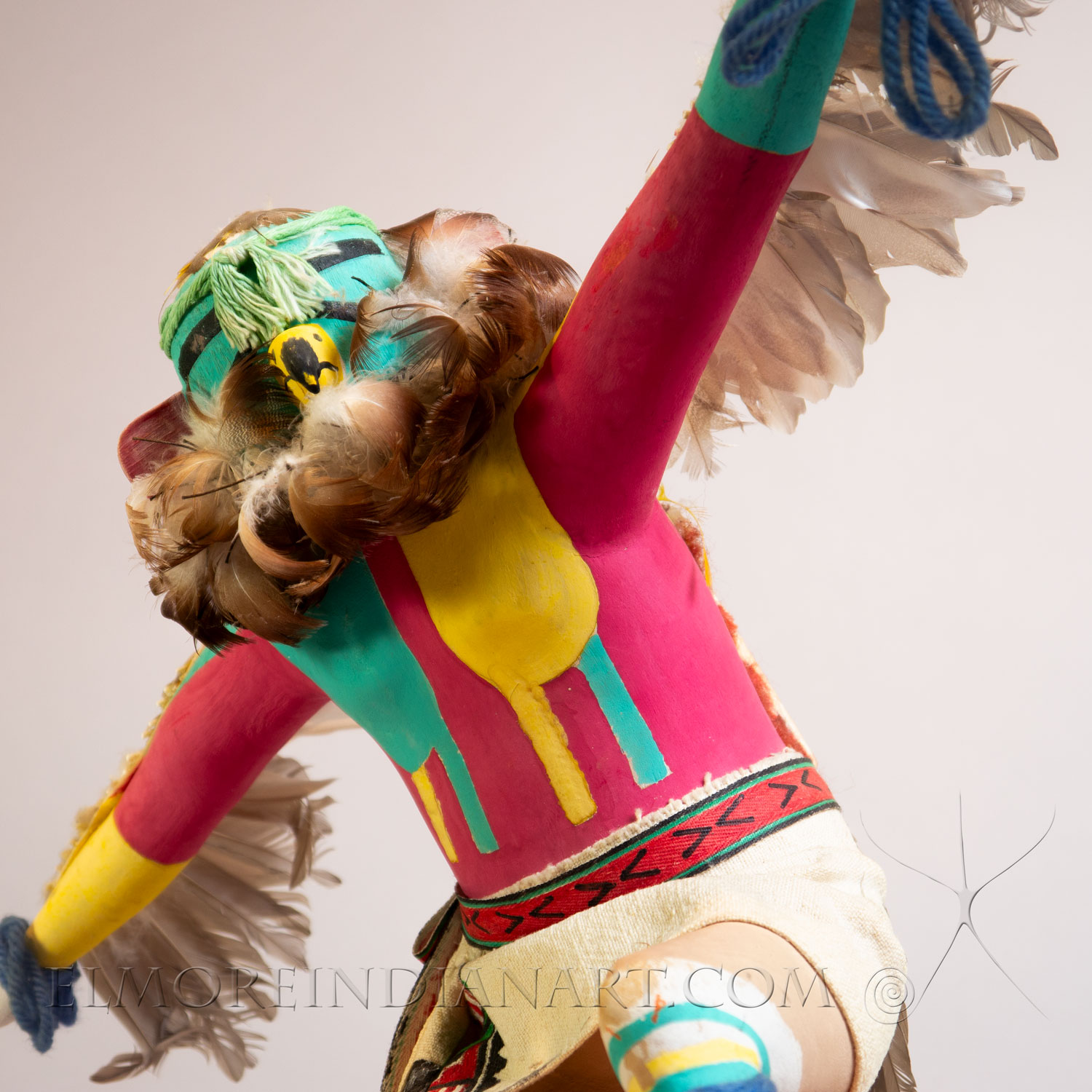 Hopi Eagle Dancer “Kwahu” Kachina, 1968 - Image 6
