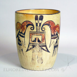 Hopi Polychrome Vase by Sadie Adams, 1930-40