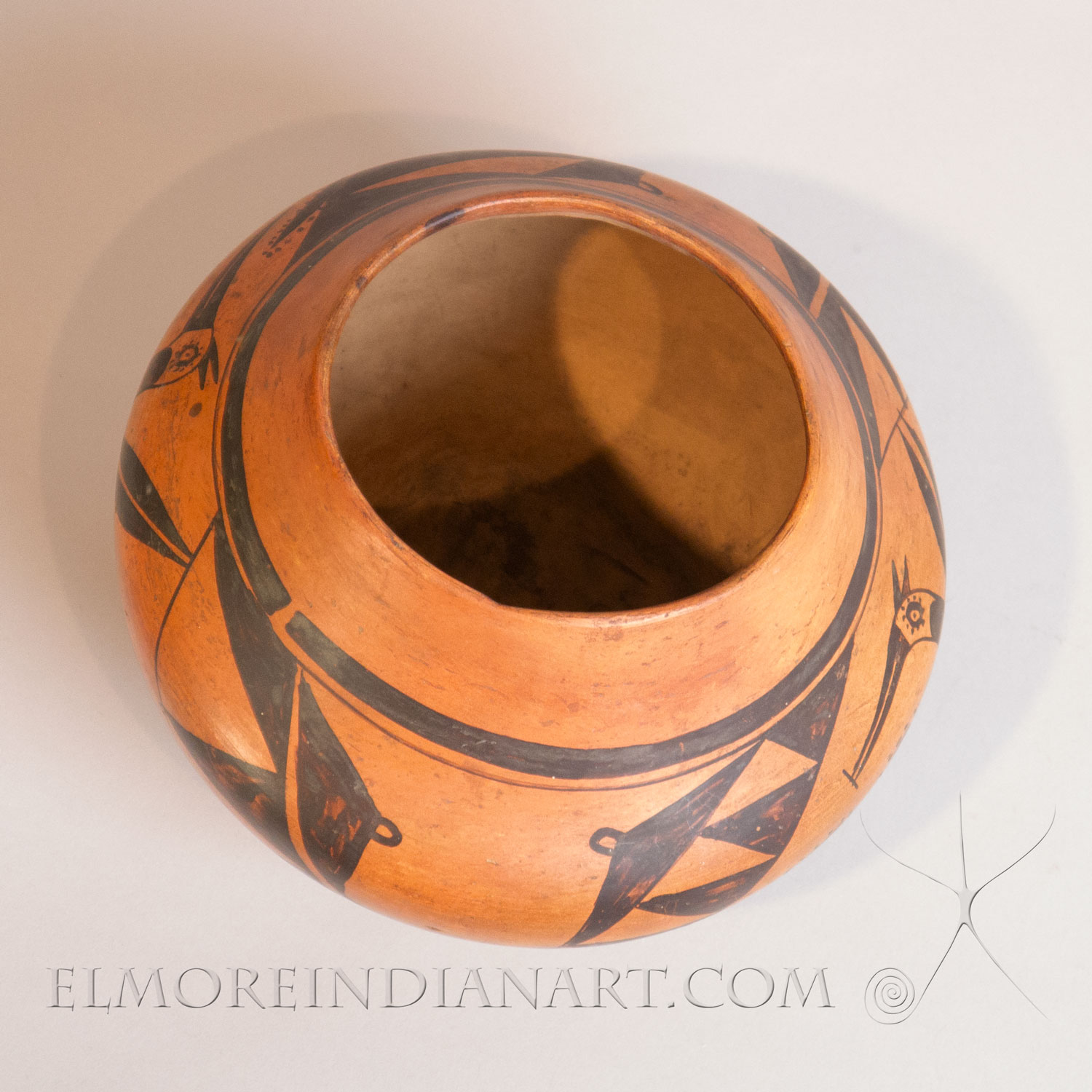 Hopi Jar w/ Bird design by Nampeyo Family, c. 1910-20 - Image 12
