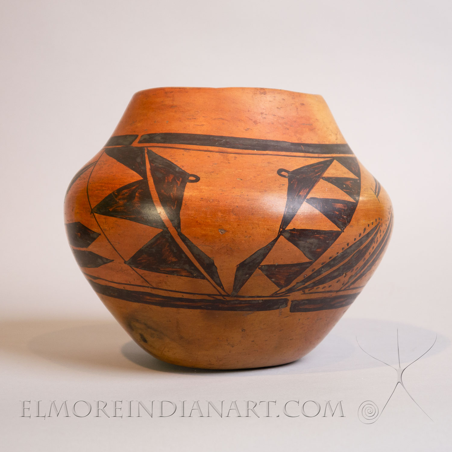 Hopi Jar w/ Bird design by Nampeyo Family, c. 1910-20 - Image 5