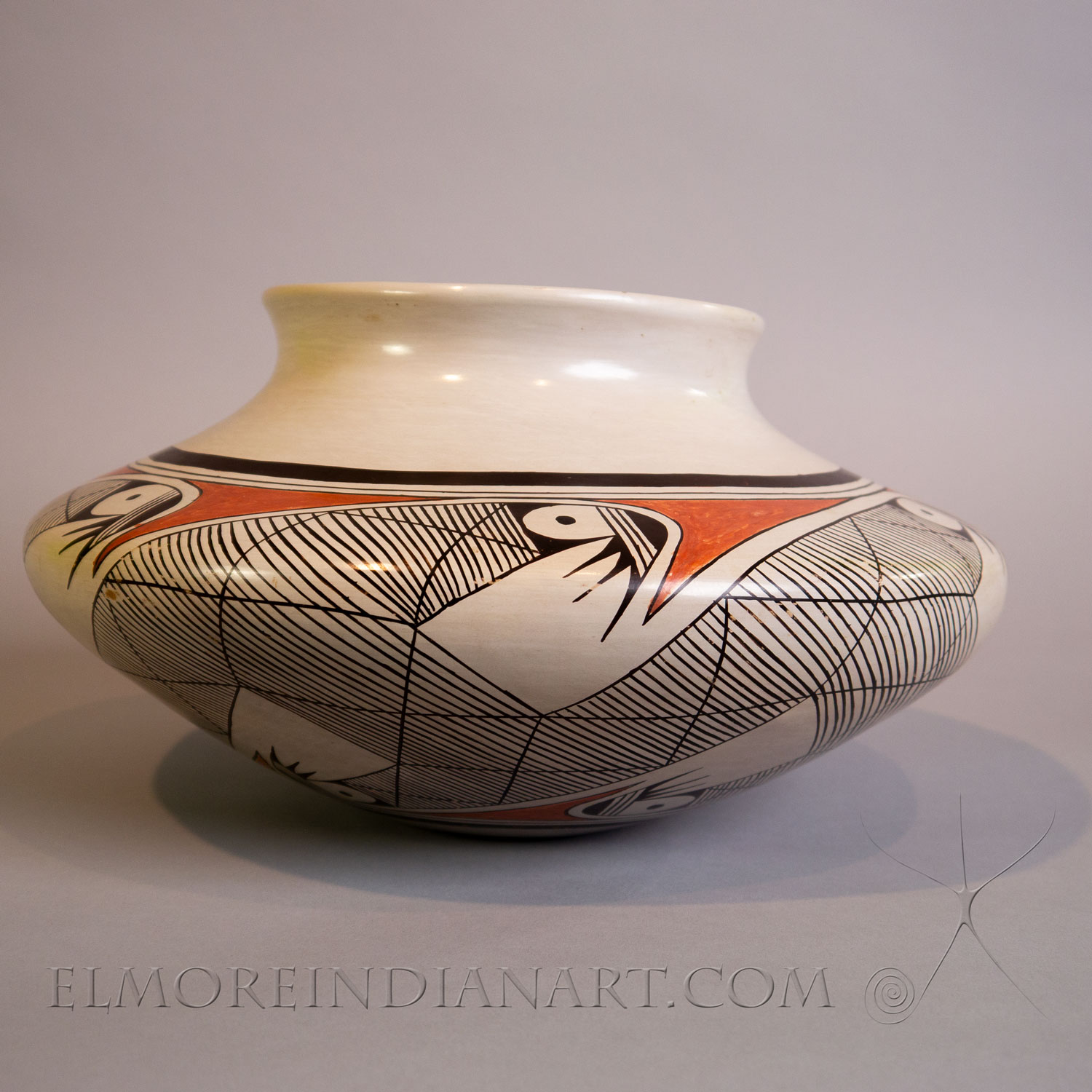 Large Migration Jar w/ Award Ribbons by Helen Naha, 1972 - Image 4