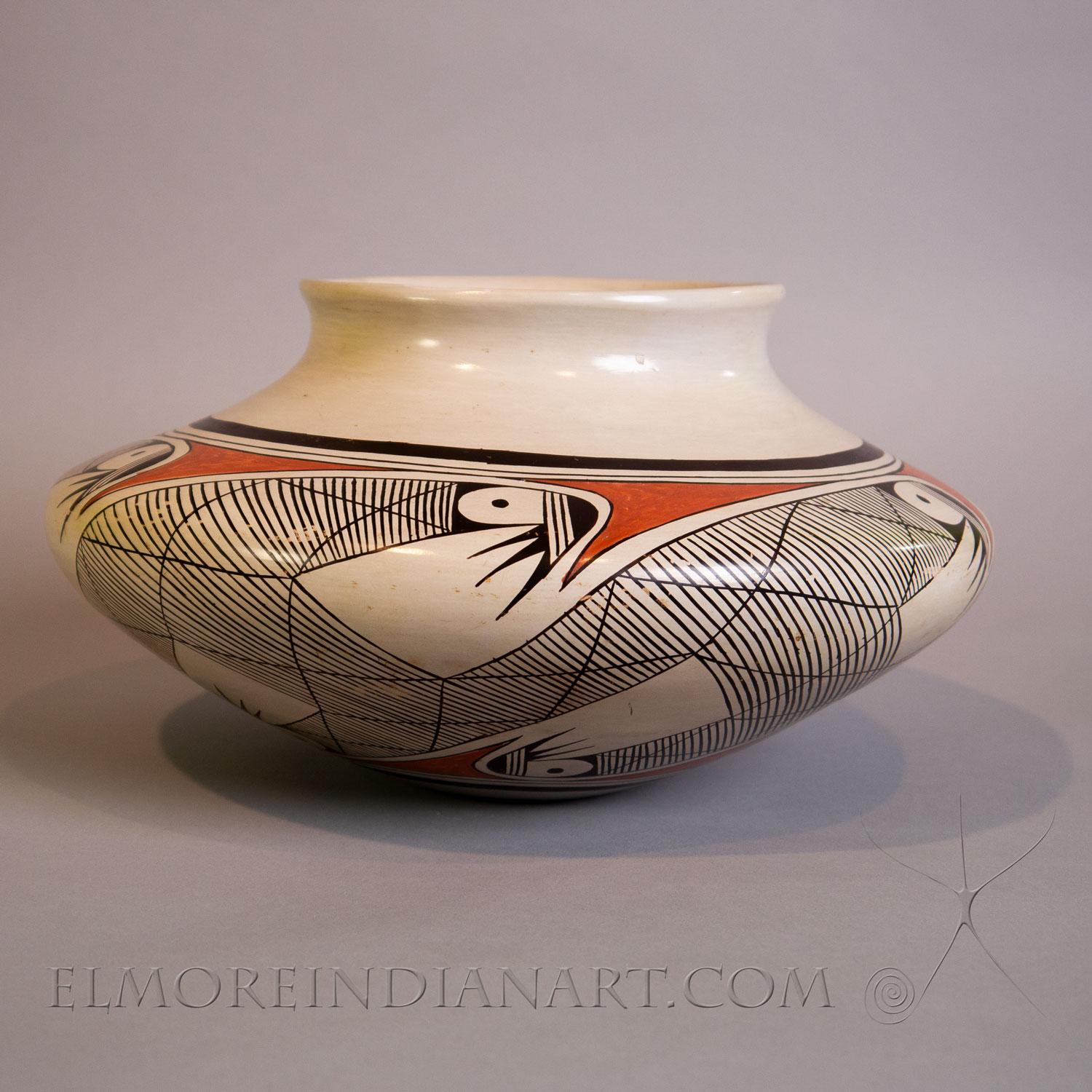 Large Migration Jar w/ Award Ribbons by Helen Naha, 1972 - Image 9
