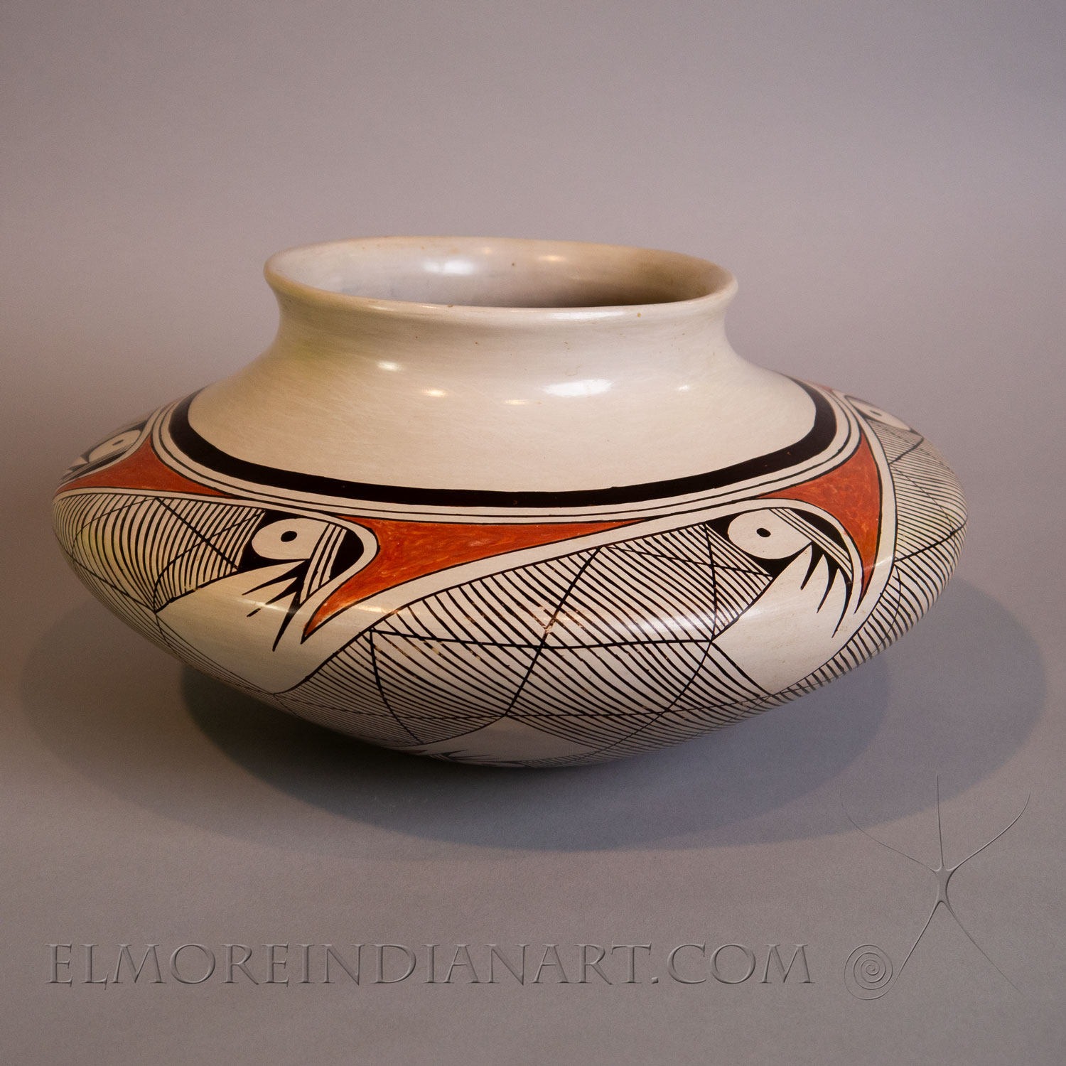 Large Migration Jar w/ Award Ribbons by Helen Naha, 1972 - Image 5