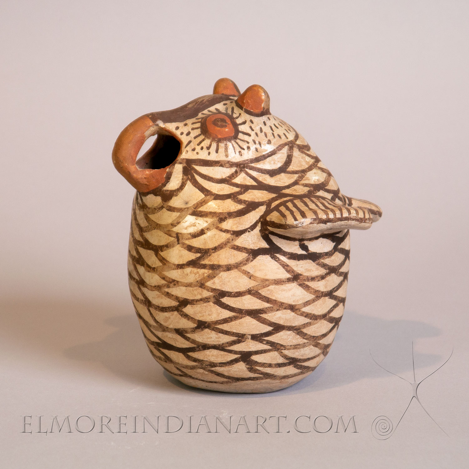 Zuni Owl, c. 1920 - Image 6