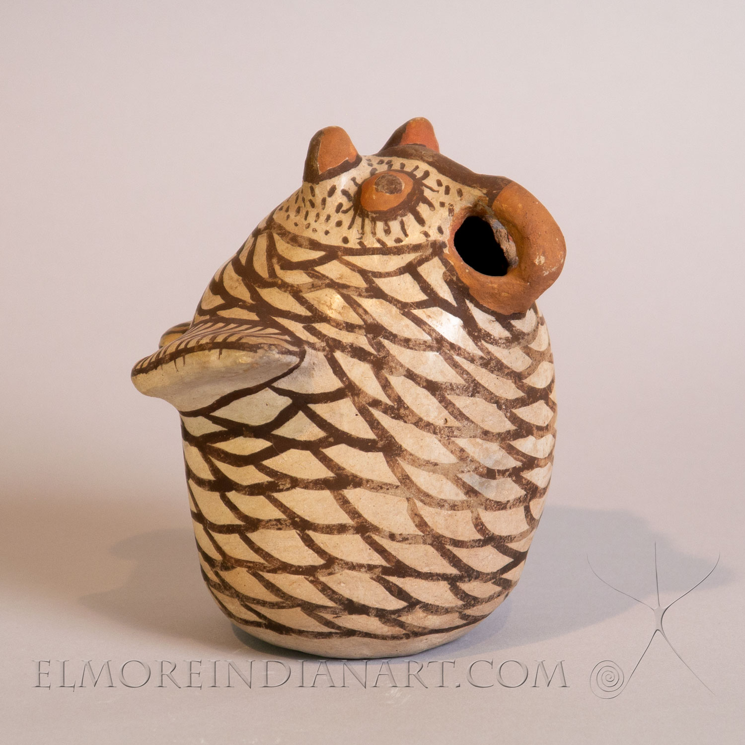 Zuni Owl, c. 1920 - Image 8