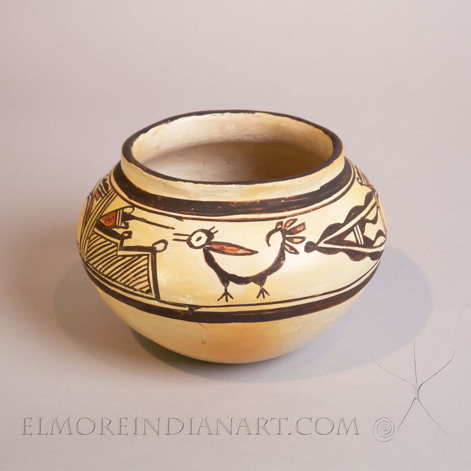 Traditional Hopi Polychrome Jar w/ Zuni Influence by Nampeyo, c. 1900 - Image 8