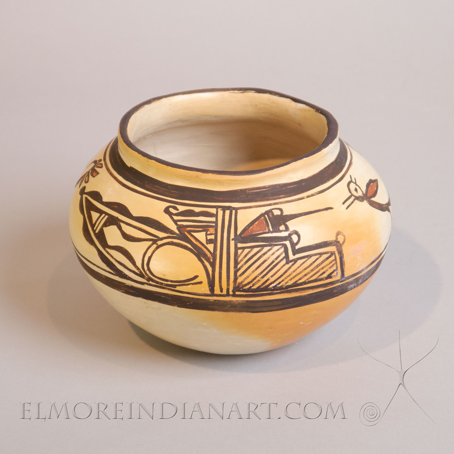 Traditional Hopi Polychrome Jar w/ Zuni Influence by Nampeyo, c. 1900 - Image 7