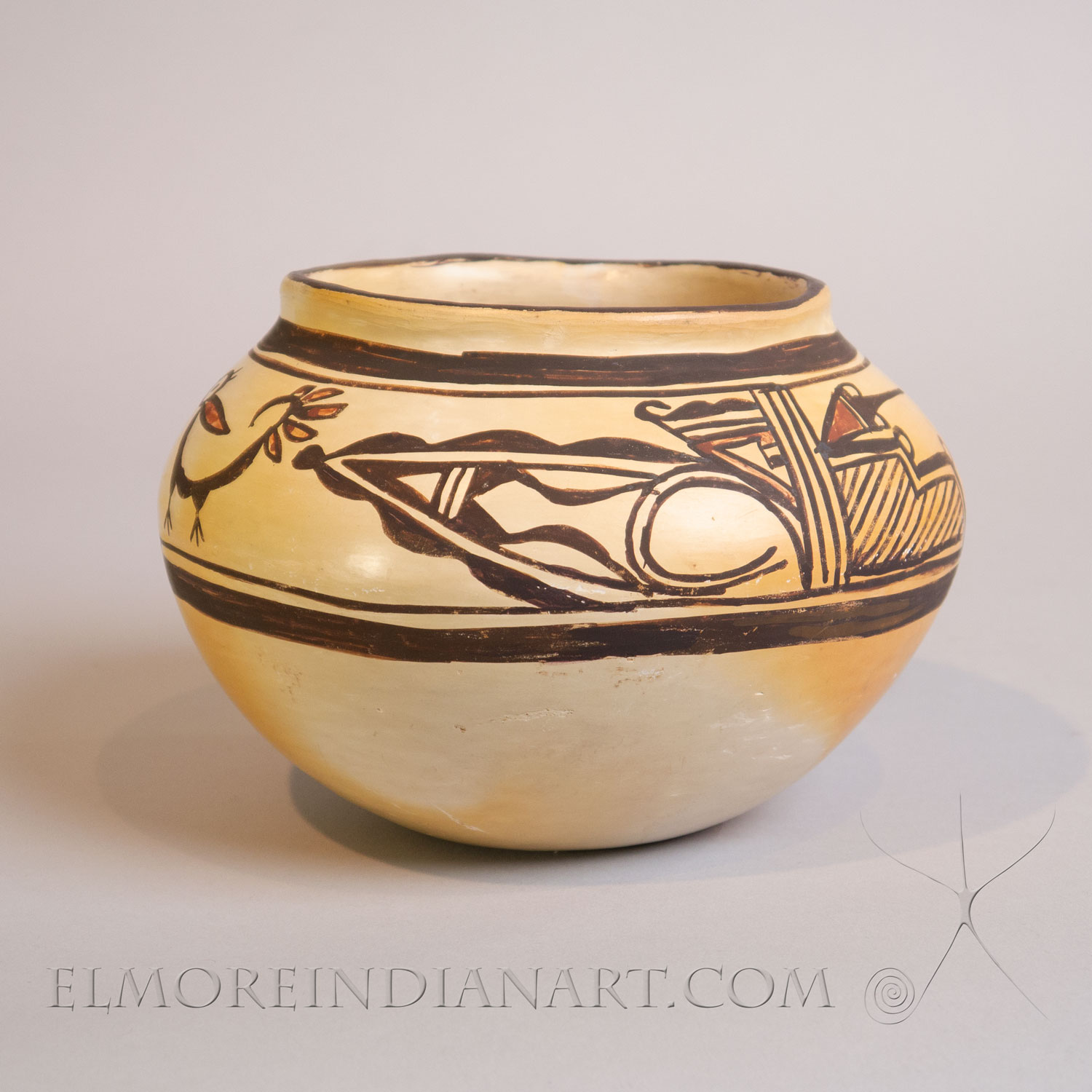 Traditional Hopi Polychrome Jar w/ Zuni Influence by Nampeyo, c. 1900 - Image 5
