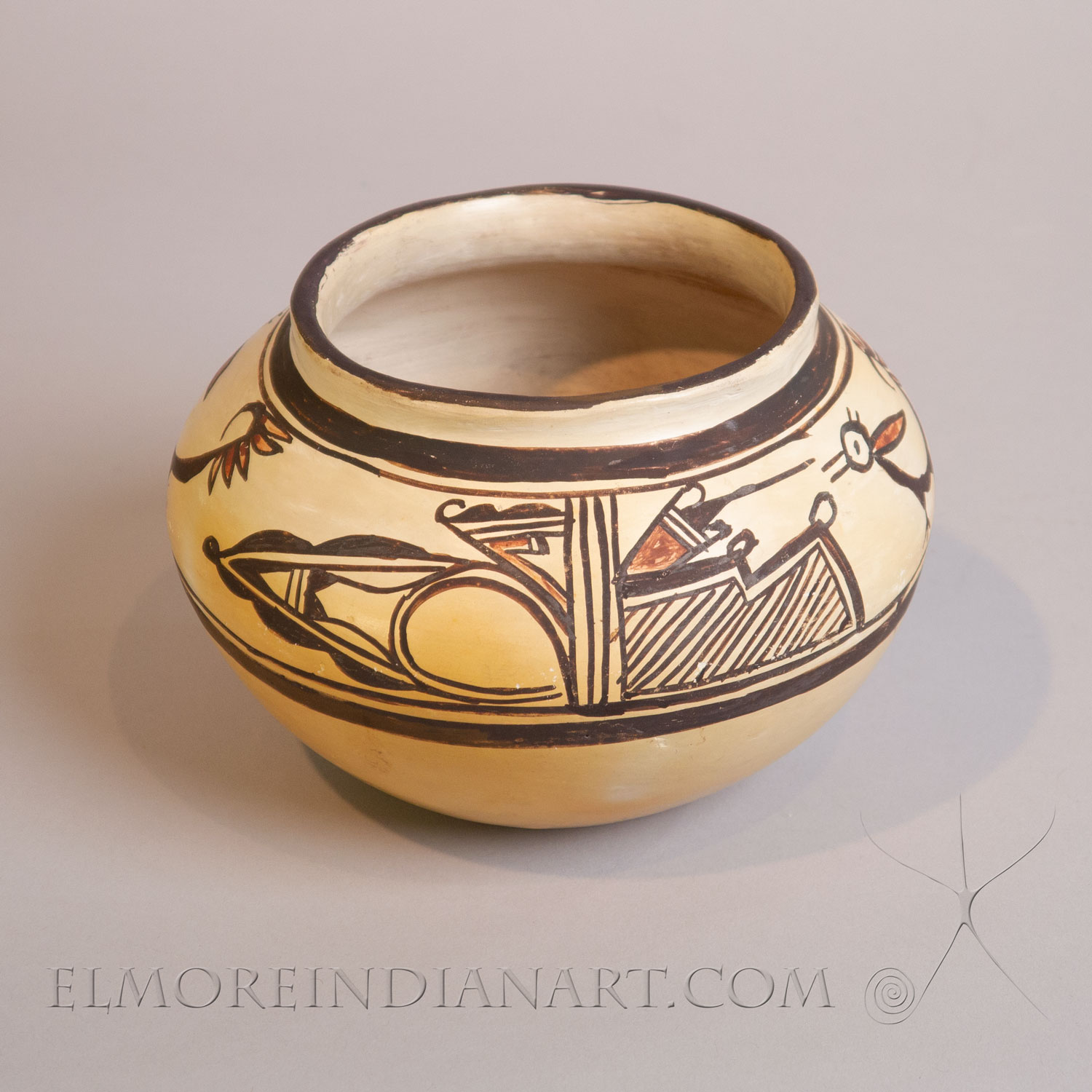 Traditional Hopi Polychrome Jar w/ Zuni Influence by Nampeyo, c. 1900 - Image 3